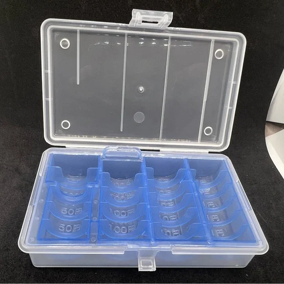 Clear Coin Organizer Box - Picture 3 of 11